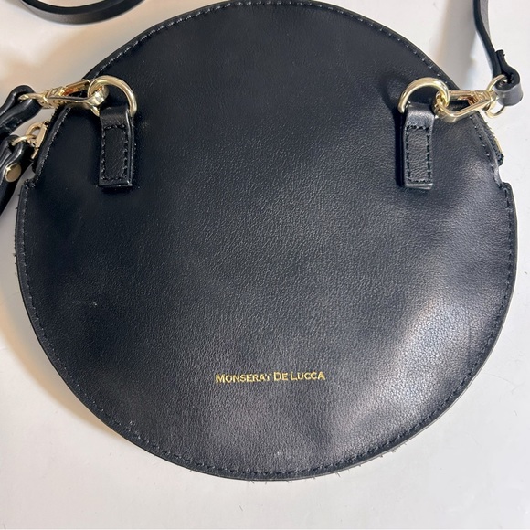 Monserat De Lucca Noa Calf Hair Animal Print Crossbody Clutch Wristlet - Picture 3 of 5